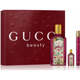Gucci Flora Gorgeous Gardenia Intense EDPI, set cadou pentru femei