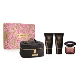 Versace Crystal Noir EDP, set cadou pentru femei