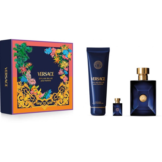 Versace Dylan Blue EDT, set cadou pentru bărbați 