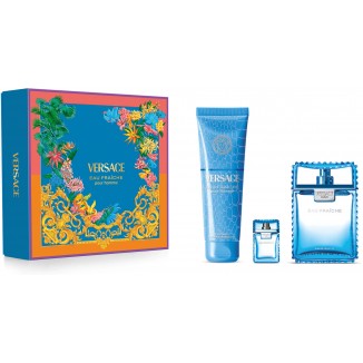 Versace Eau Fraiche EDT, set cadou pentru bărbați 