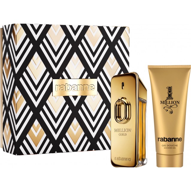 Paco Rabbane Million Gold EDP, set cadou bărbați 