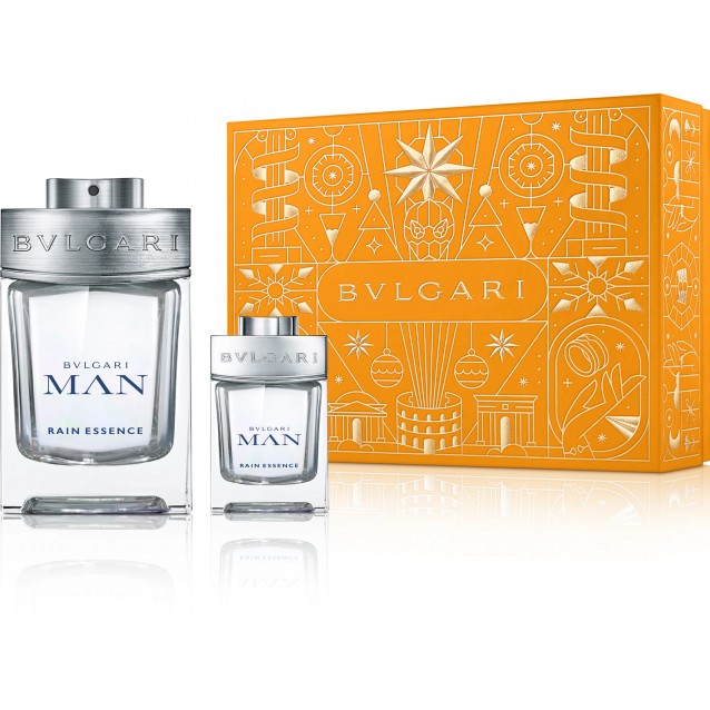 Bvlgari Man Rain Essence EDP, set cadou pentru bărbați 