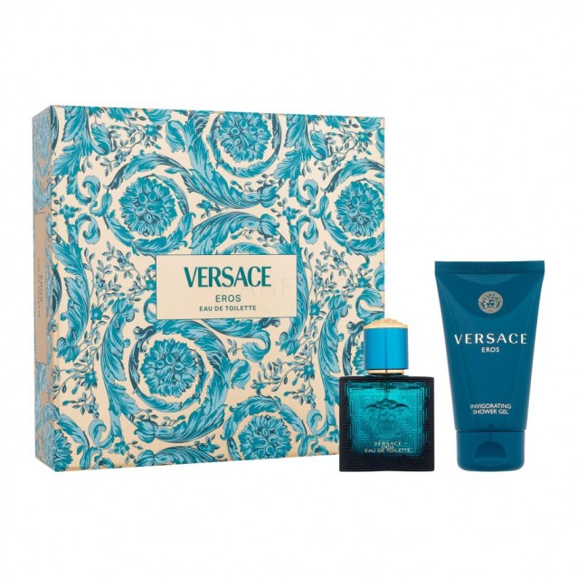 Versace Eros EDT, set cadou pentru bărbați 